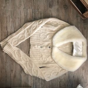 Chelsea and Violet crop sweater.